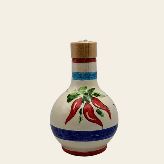 CHILI SMALL - Monocultivar Chili Oil in a 3.4fl.oz (100ml) Hand Crafted Ceramic Bottle
