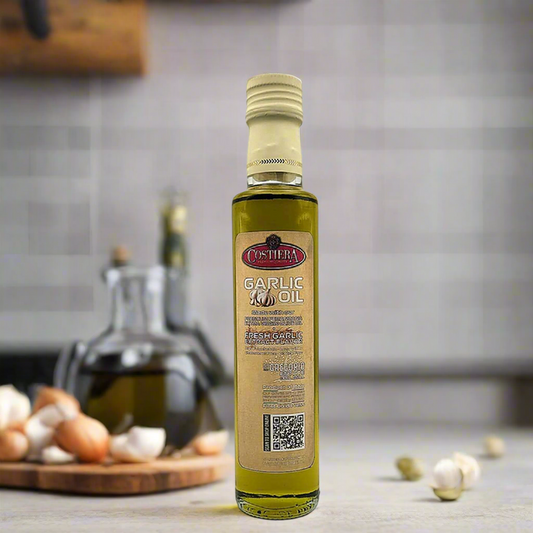 Monocultivar Garlic Oil 8.4fl.oz (250ml) - Glass Bottle
