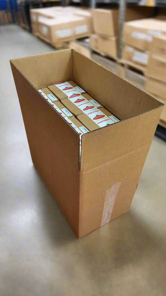 Amalfi Master Box with 12 Single packed boxes of 250ml of our Premium Monocultivar EVOO in Amalfi Ceramic Bottles
