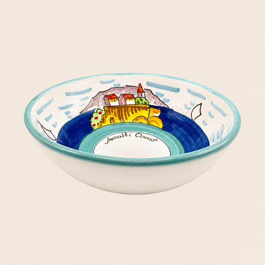 Pasta Bowl, 7.25" - AMALFI COAST (Amalfi & Positano)