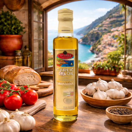 Monocultivar Garlic Oil 8.4fl.oz (250ml) - Glass Bottle