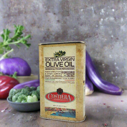 Premium Monocultivar Extra Virgin Olive Oil - 1LT Tin (33.8 fl.oz.)